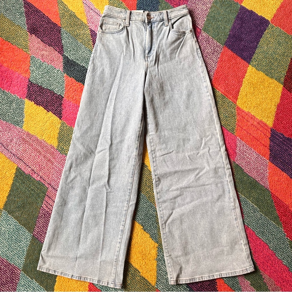 LEE light washed wide leg jeans